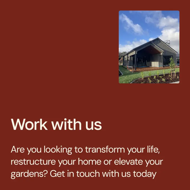 TK Homes post: Work with us - get in touch to transform or elevate your home